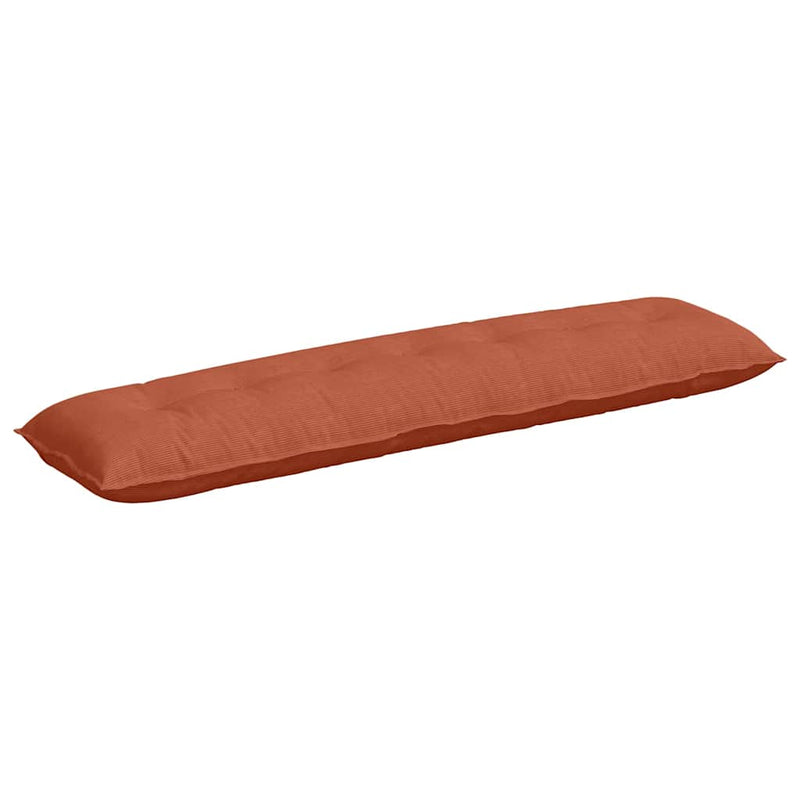 Load image into Gallery viewer, Vidaxl rugkussen rood-oranje 200 x 50 cm cordstof
