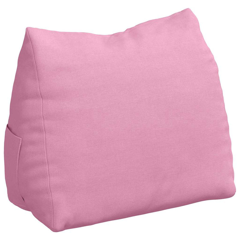 Load image into Gallery viewer, Vidaxl rugkussen roze 45 x 20 x 35 cm stof
