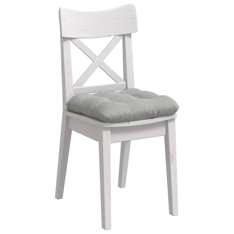 Load image into Gallery viewer, Vidaxl zitkussens 4 pcs lichtgrijs 45 x 45 cm microvezel stof
