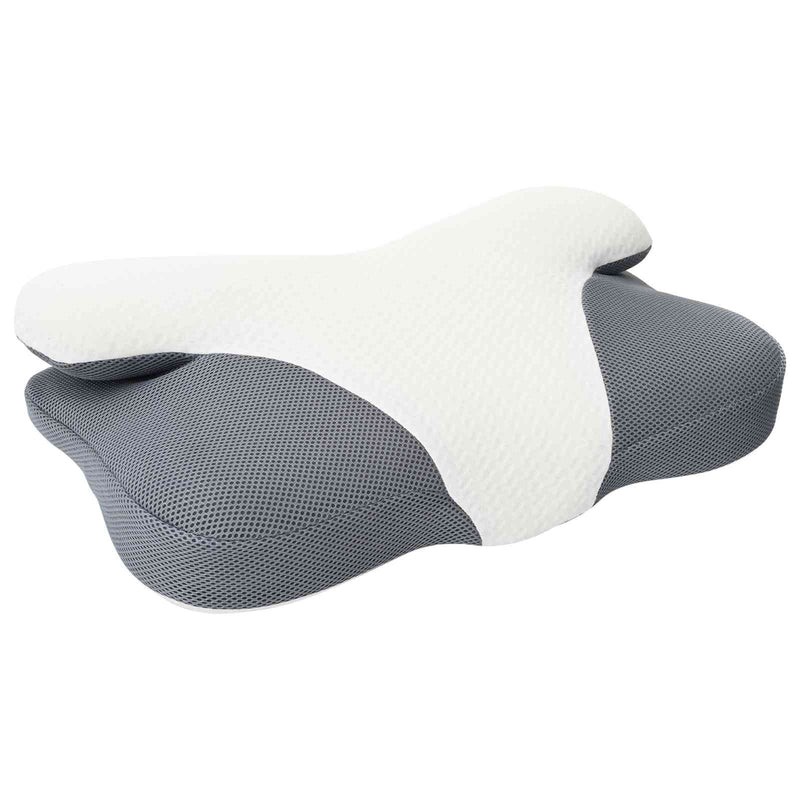 Load image into Gallery viewer, Vidaxl halskussen met kussen wit 57 x 36 x 13 cm polyester
