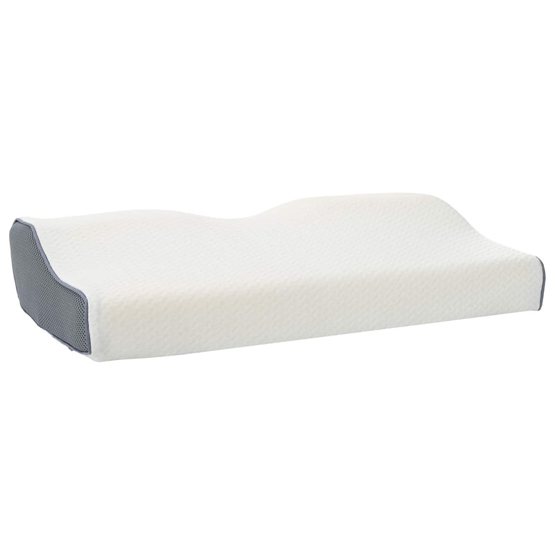 Load image into Gallery viewer, Vidaxl hoofdkussen met kussen wit 60 x 34 x 11 cm polyester
