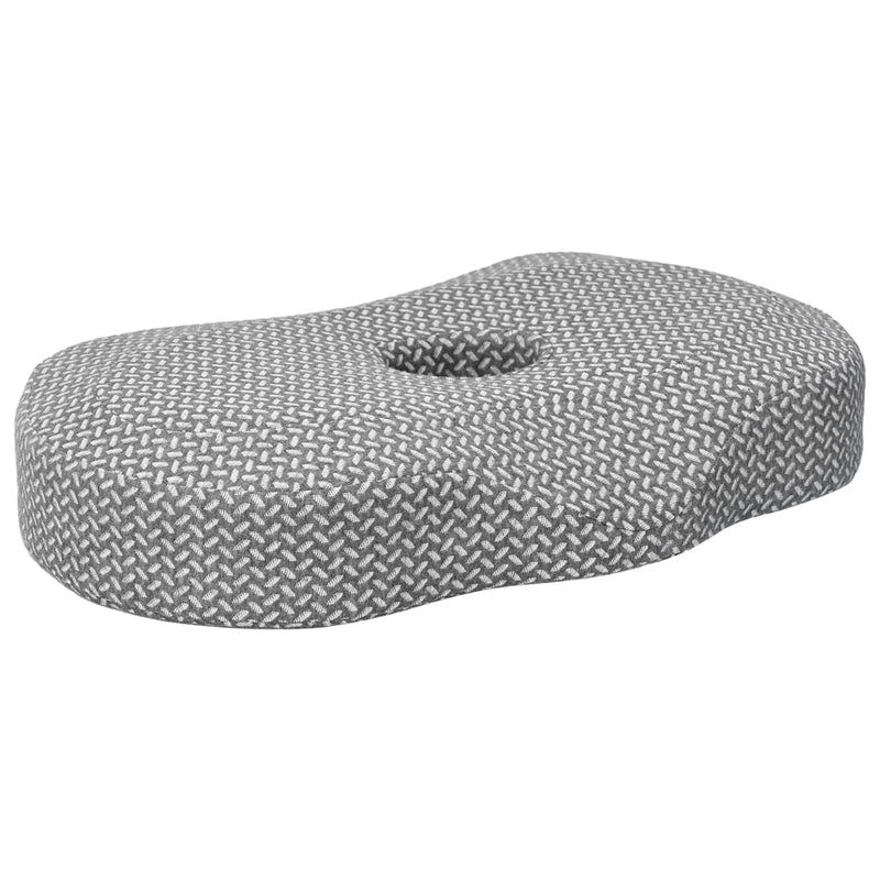Load image into Gallery viewer, Vidaxl halskussen met kussen grijs 53 x 34,5 x 10,5 cm polyester
