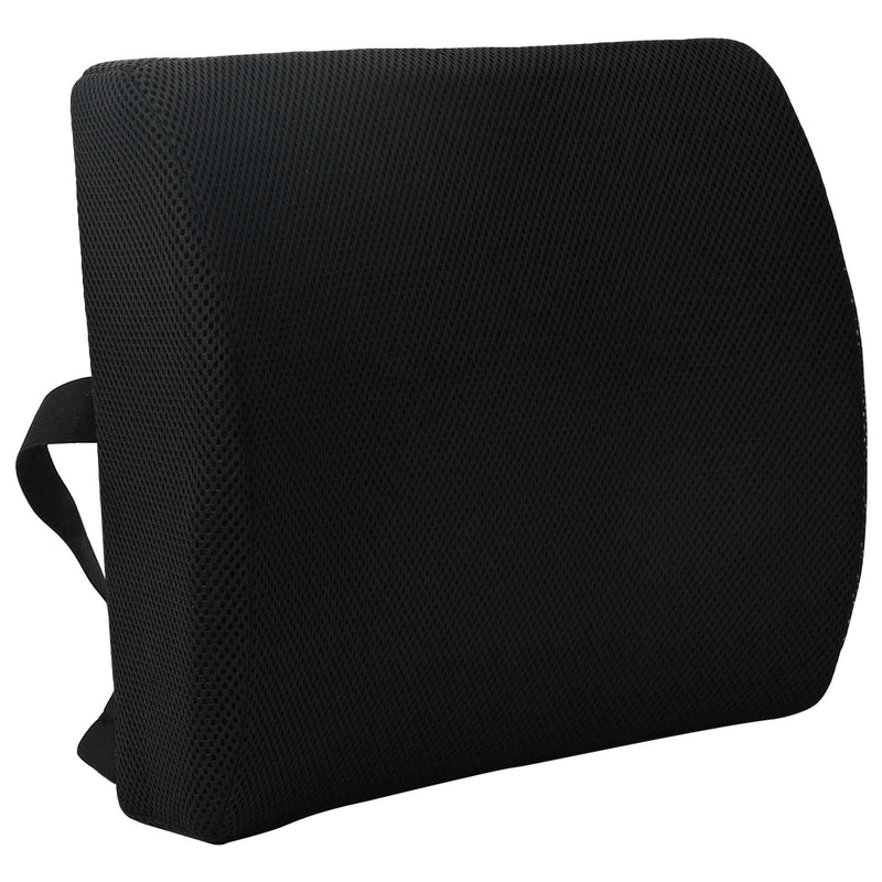 Load image into Gallery viewer, Vidaxl rugkussen met kussen zwart 35,5 x 30 x 12 cm met gaasdoek
