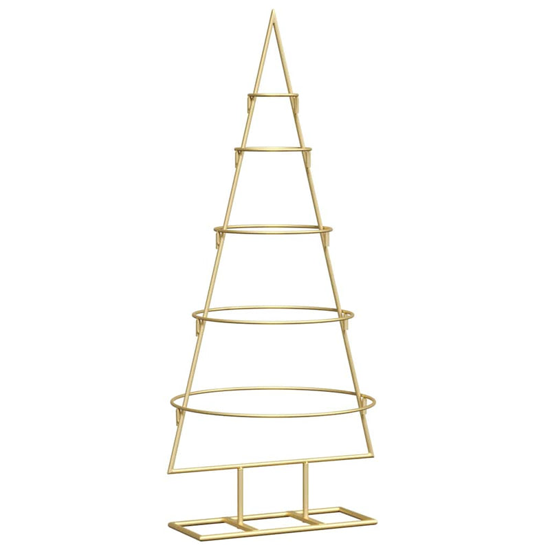 Load image into Gallery viewer, Vidaxl metalen kerstboom met standaard goud 90 cm poedergecoat staal

