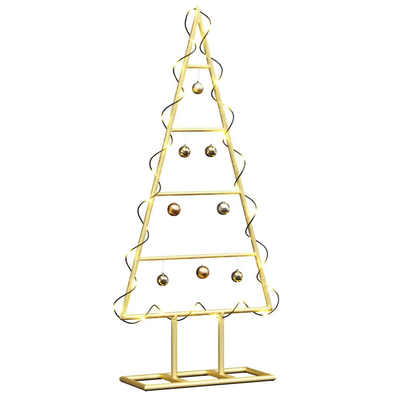 Load image into Gallery viewer, Vidaxl metalen kerstboom met standaard goud 60 cm poedergecoat staal
