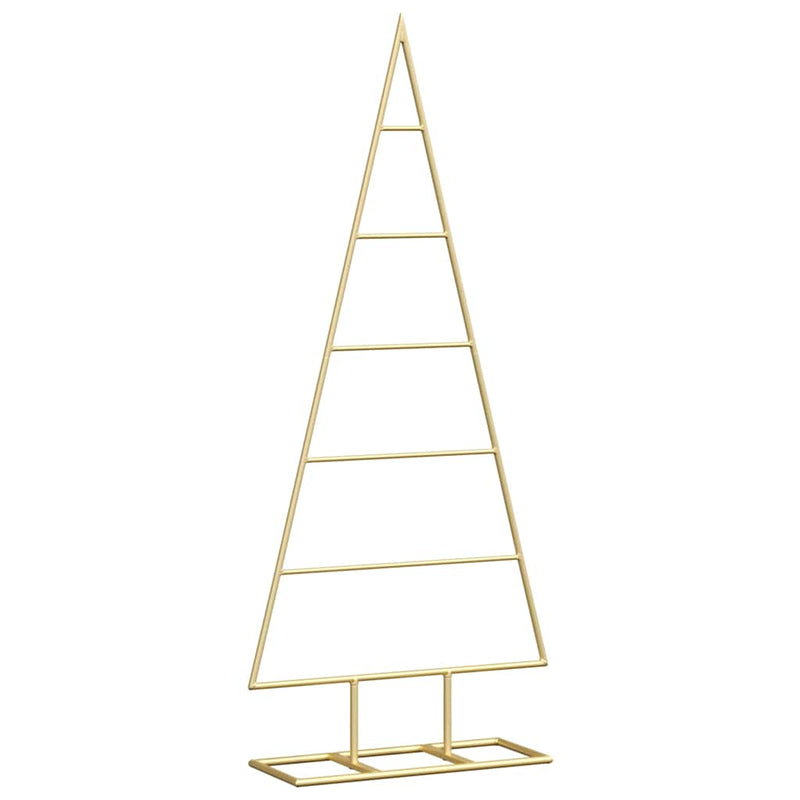 Load image into Gallery viewer, Vidaxl metalen kerstboom met standaard goud 90 cm poedergecoat staal
