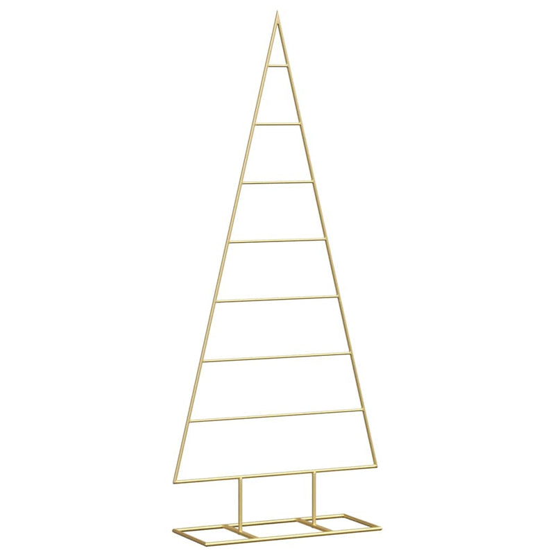 Load image into Gallery viewer, Vidaxl metalen kerstboom met standaard goud 125 cm poedergecoat staal
