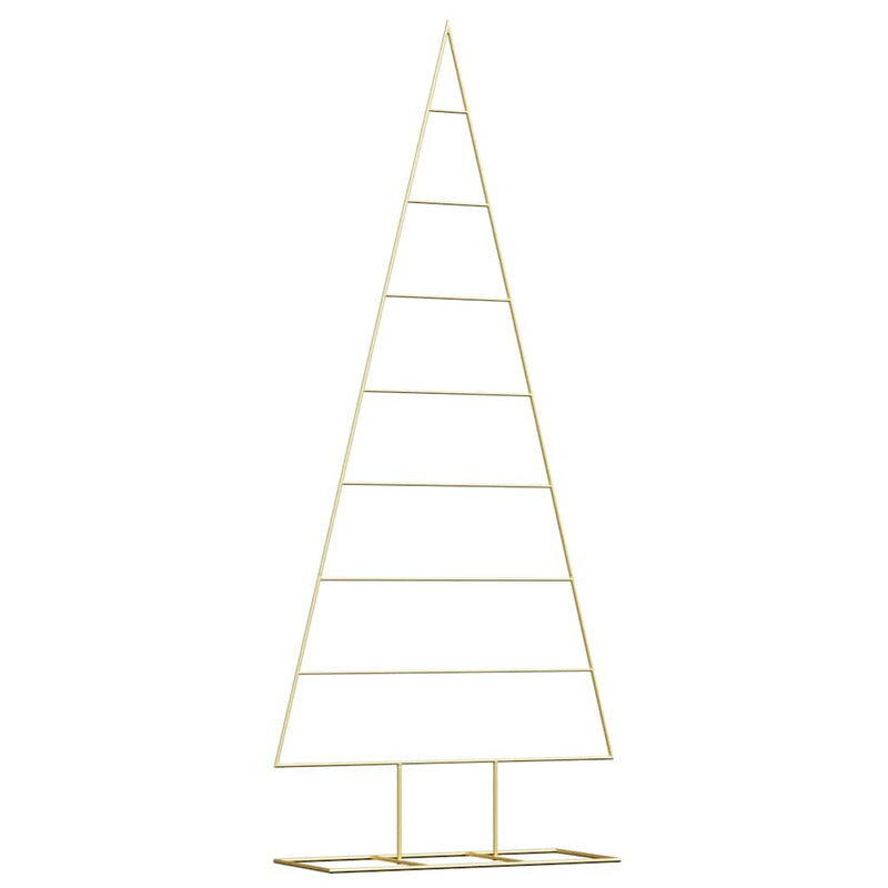 Load image into Gallery viewer, Vidaxl metalen kerstboom met standaard goud 181 cm poedergecoat staal
