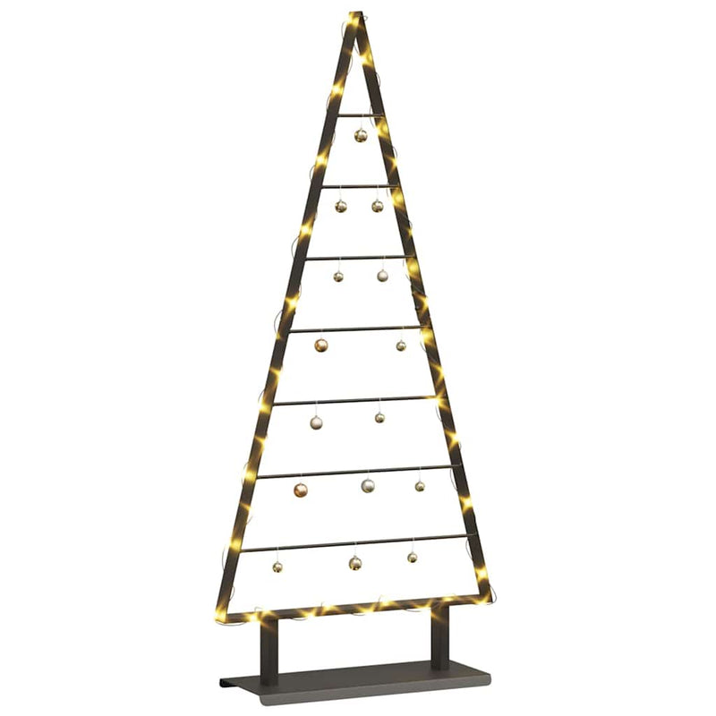 Load image into Gallery viewer, Vidaxl metalen kerstboom met standaard zwart 125,5 cm staal
