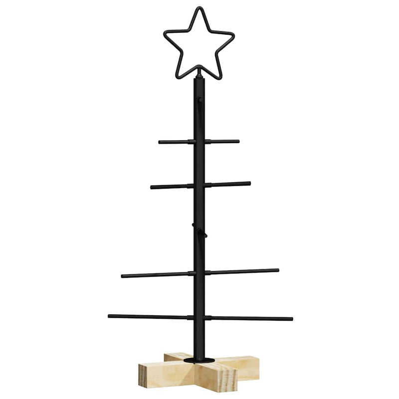 Load image into Gallery viewer, Vidaxl metalen kerstboom zwart 59,5 cm poedergecoat staal
