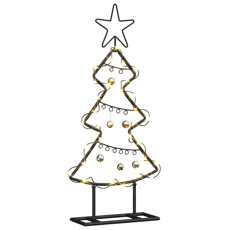 Load image into Gallery viewer, Vidaxl metalen kerstboom met standaard zwart 60 cm staal
