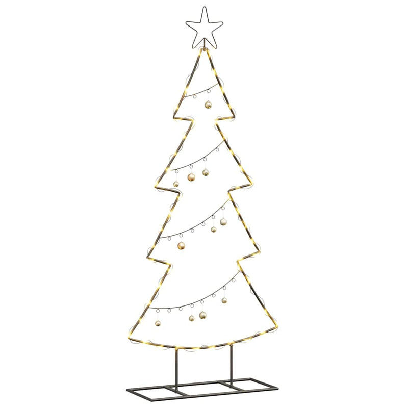 Load image into Gallery viewer, Vidaxl metalen kerstboom met standaard zwart 125 cm staal
