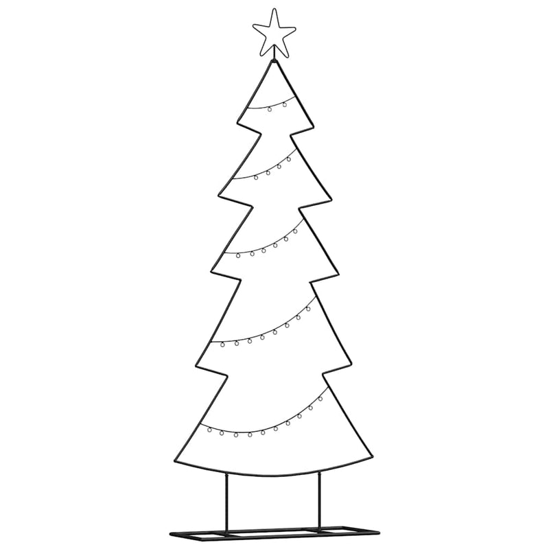 Load image into Gallery viewer, Vidaxl metalen kerstboom met standaard zwart 150 cm staal
