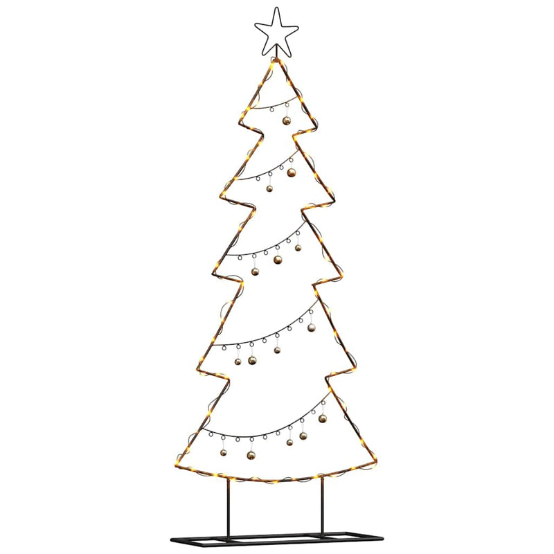 Load image into Gallery viewer, Vidaxl metalen kerstboom met standaard zwart 150 cm staal
