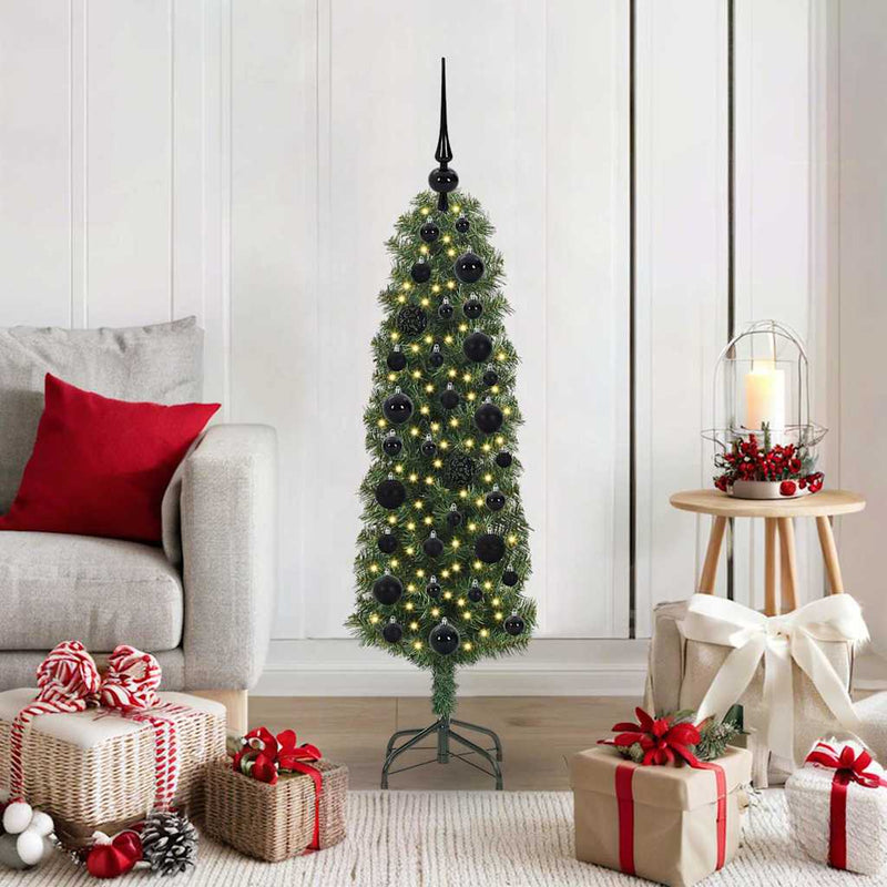 Load image into Gallery viewer, Vidaxl kunstkerstboom groen 120 cm pvc en staal en kunststof
