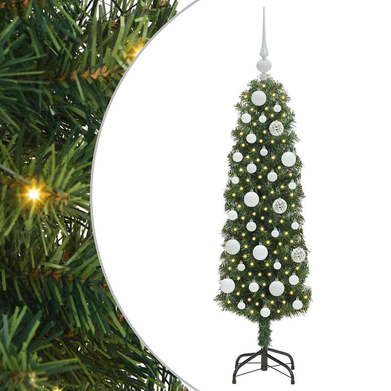 Load image into Gallery viewer, Vidaxl kunstkerstboom groen 120 cm pvc en staal en kunststof
