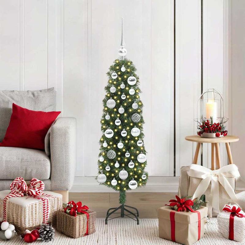 Load image into Gallery viewer, Vidaxl kunstkerstboom groen 120 cm pvc en staal en kunststof
