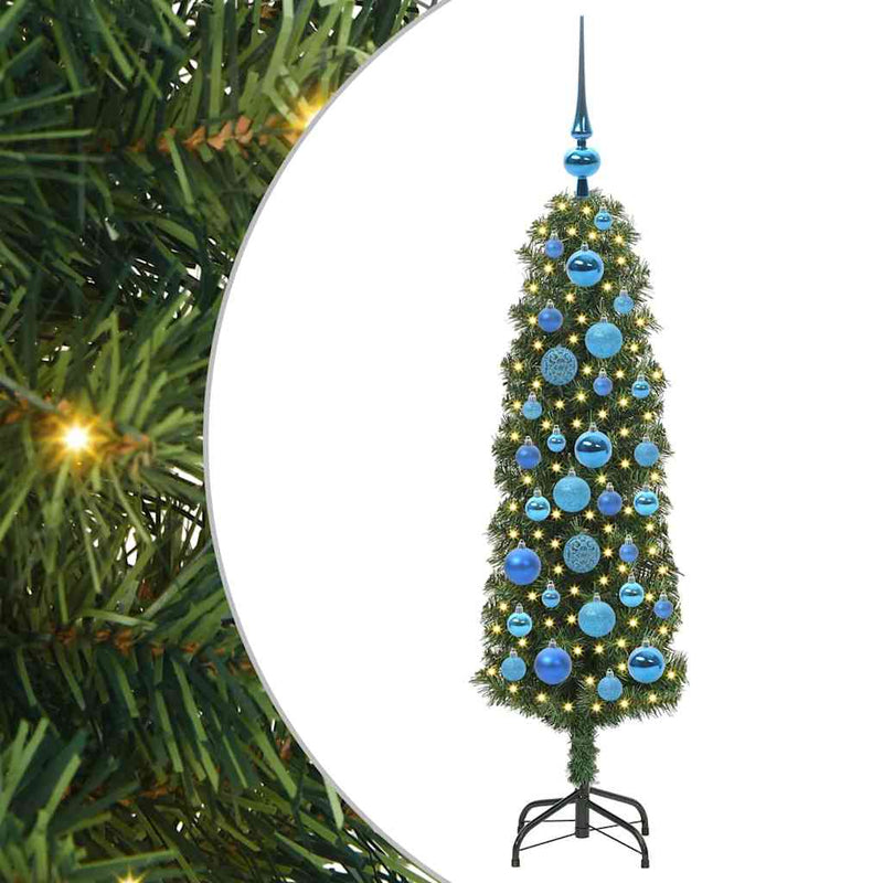 Load image into Gallery viewer, Vidaxl kunstkerstboom groen 120 cm pvc en staal en kunststof
