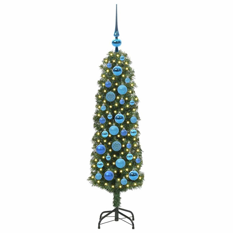 Load image into Gallery viewer, Vidaxl kunstkerstboom groen 120 cm pvc en staal en kunststof
