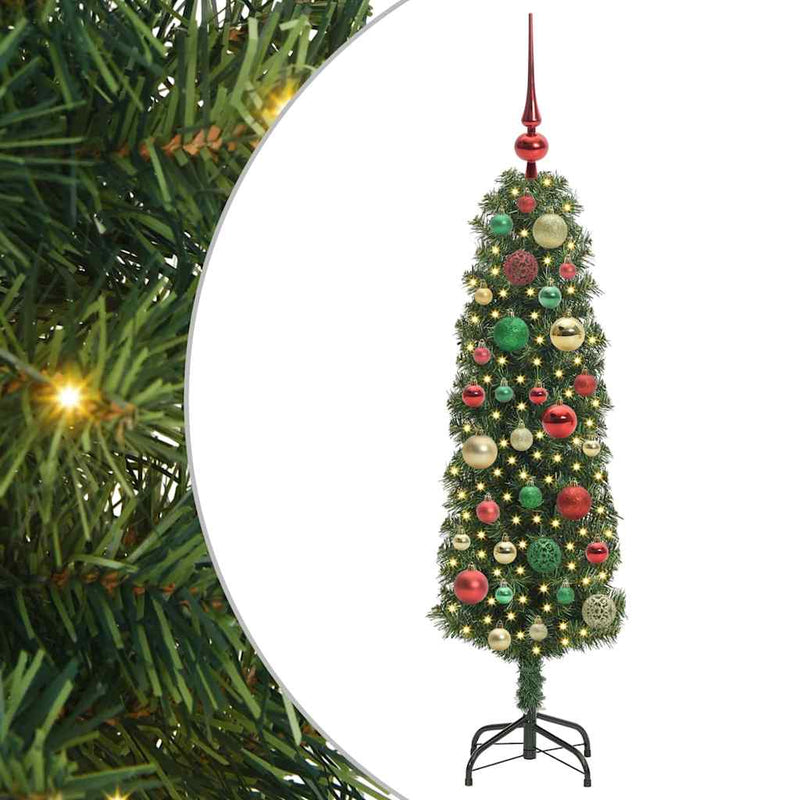 Load image into Gallery viewer, Vidaxl kunstkerstboom groen 120 cm pvc en staal en kunststof

