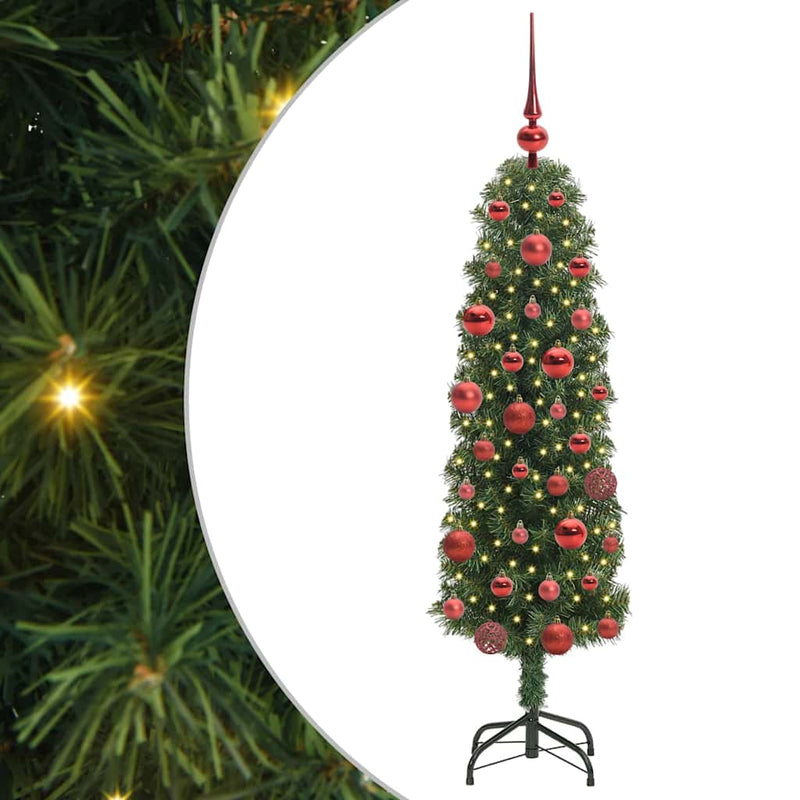 Load image into Gallery viewer, Vidaxl kunstkerstboom groen 150 cm pvc en staal en kunststof
