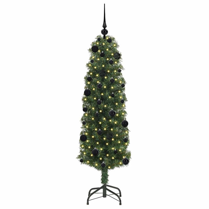 Load image into Gallery viewer, Vidaxl kunstkerstboom groen 150 cm pvc en staal en kunststof
