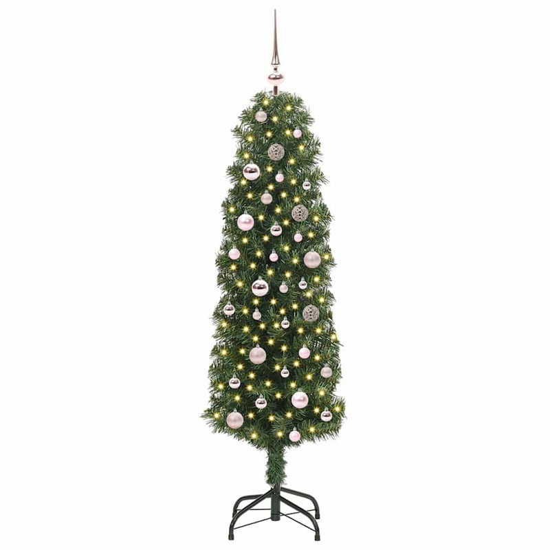 Load image into Gallery viewer, Vidaxl kunstkerstboom groen 150 cm pvc en staal en kunststof
