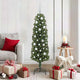 Vidaxl kunstkerstboom groen 150 cm pvc en staal en kunststof