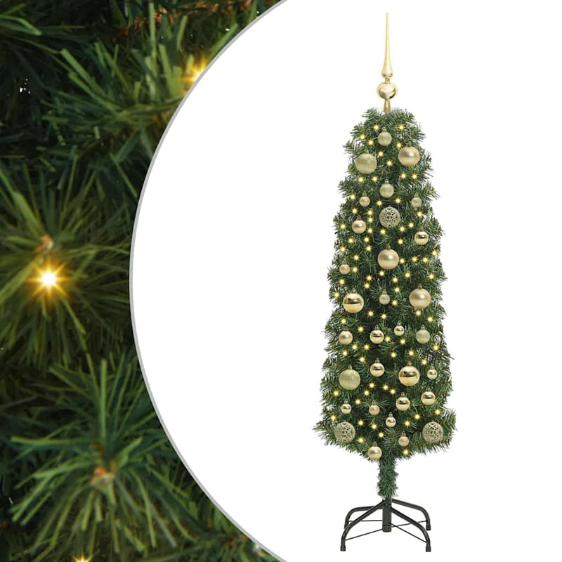 Load image into Gallery viewer, Vidaxl kunstkerstboom groen 150 cm pvc en staal en kunststof
