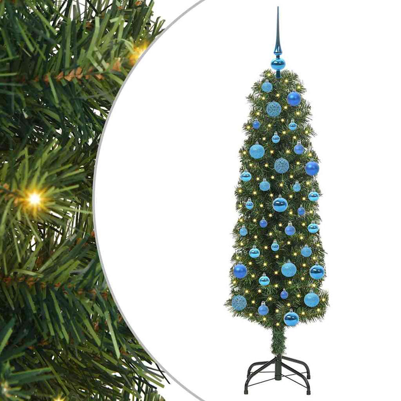 Load image into Gallery viewer, Vidaxl kunstkerstboom groen 150 cm pvc en staal en kunststof
