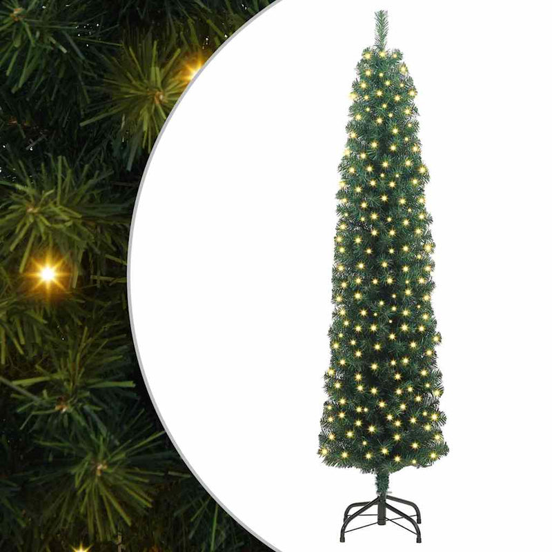Load image into Gallery viewer, Vidaxl kunstkerstboom groen 180 cm pvc en staal en kunststof
