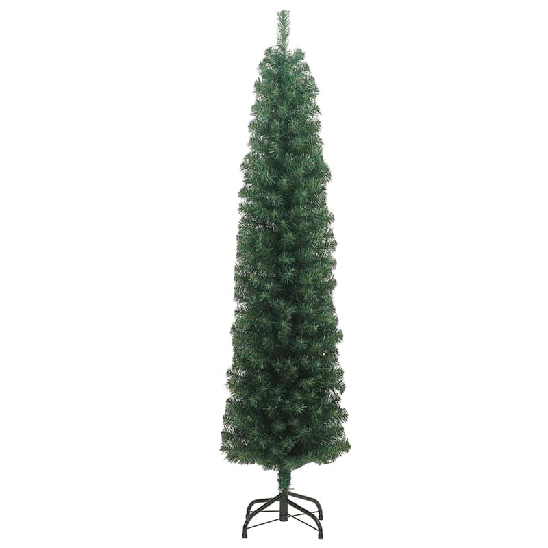Load image into Gallery viewer, Vidaxl kunstkerstboom groen 180 cm pvc en staal en kunststof
