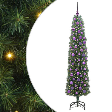 Vidaxl kunstkerstboom groen 180 cm pvc en staal en kunststof