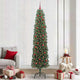 Vidaxl kunstkerstboom groen 240 cm pvc en staal en kunststof