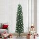 Vidaxl kunstkerstboom groen 240 cm pvc en staal en kunststof