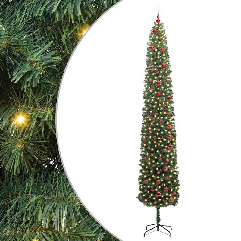 Load image into Gallery viewer, Vidaxl kunstkerstboom groen 300 cm pvc en staal en kunststof
