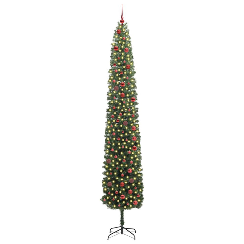 Load image into Gallery viewer, Vidaxl kunstkerstboom groen 300 cm pvc en staal en kunststof
