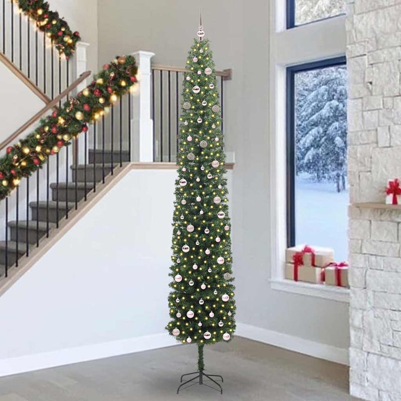 Load image into Gallery viewer, Vidaxl kunstkerstboom groen 300 cm pvc en staal en kunststof

