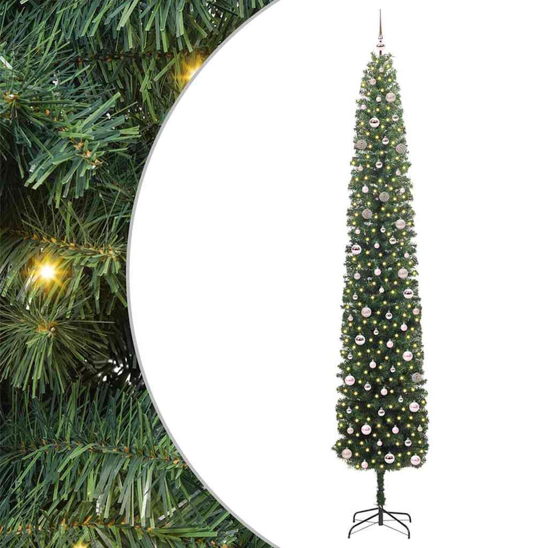 Load image into Gallery viewer, Vidaxl kunstkerstboom groen 300 cm pvc en staal en kunststof
