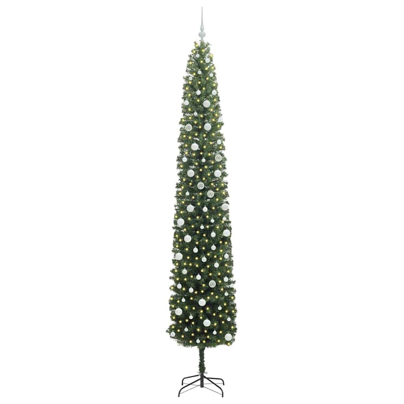 Load image into Gallery viewer, Vidaxl kunstkerstboom groen 300 cm pvc en staal en kunststof

