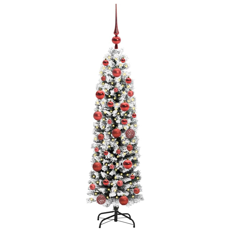 Load image into Gallery viewer, Vidaxl kunstkerstboom groen 150 cm pvc en staal en kunststof
