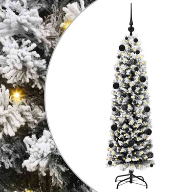 Vidaxl kunstkerstboom groen 150 cm pvc en staal en kunststof