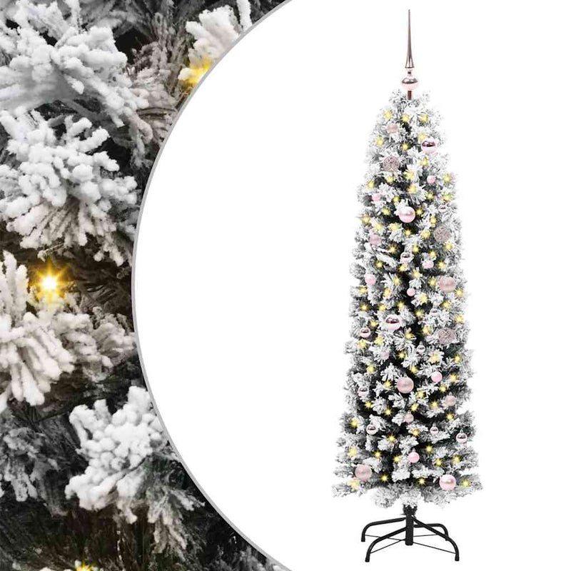 Load image into Gallery viewer, Vidaxl kunstkerstboom groen 150 cm pvc en staal en kunststof
