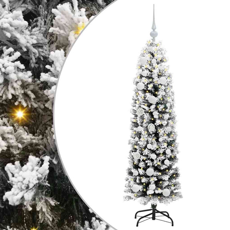 Load image into Gallery viewer, Vidaxl kunstkerstboom groen 150 cm pvc en staal en kunststof

