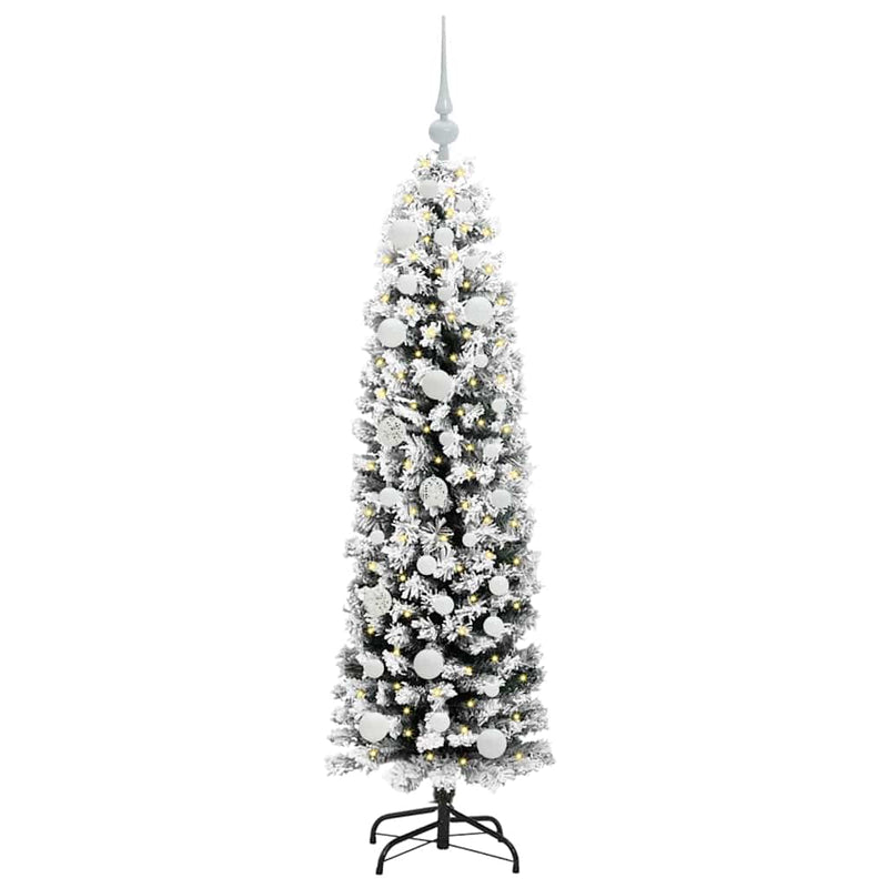Load image into Gallery viewer, Vidaxl kunstkerstboom groen 150 cm pvc en staal en kunststof
