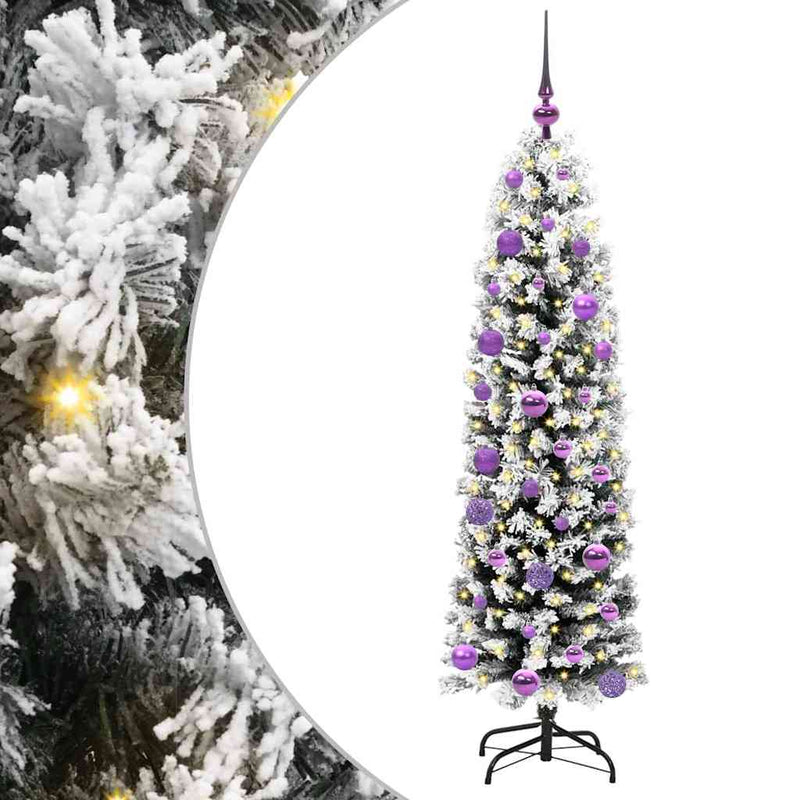 Load image into Gallery viewer, Vidaxl kunstkerstboom groen 150 cm pvc en staal en kunststof
