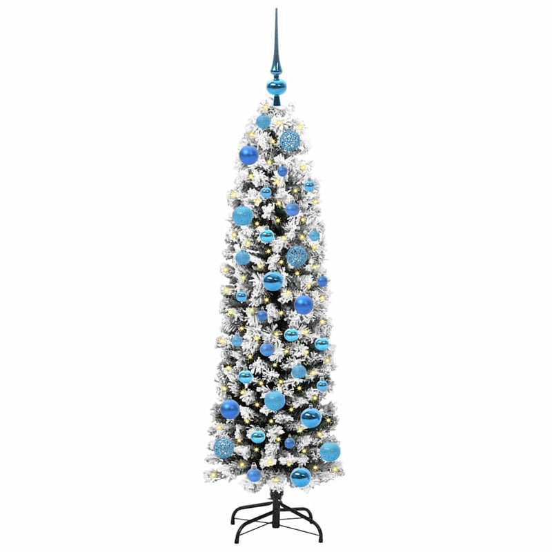Load image into Gallery viewer, Vidaxl kunstkerstboom groen 150 cm pvc en staal en kunststof
