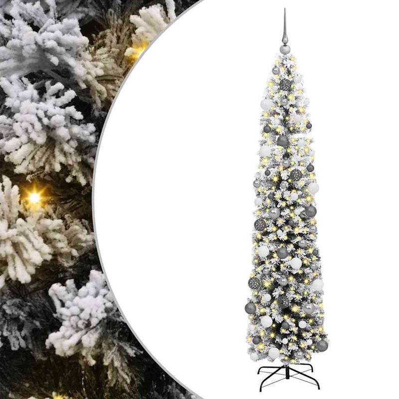 Load image into Gallery viewer, Vidaxl kunstkerstboom groen 180 cm pvc en staal en kunststof
