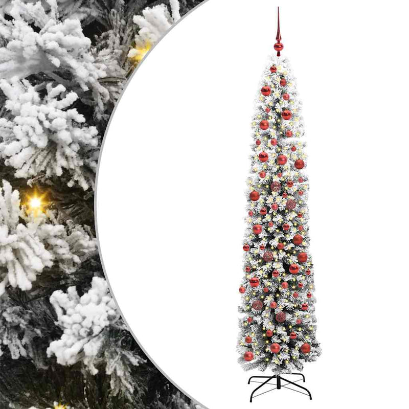 Load image into Gallery viewer, Vidaxl kunstkerstboom groen 180 cm pvc en staal en kunststof
