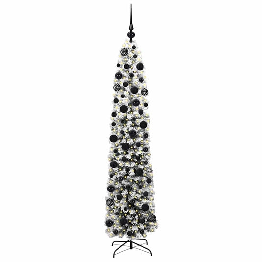 Vidaxl kunstkerstboom groen 180 cm pvc en staal en kunststof